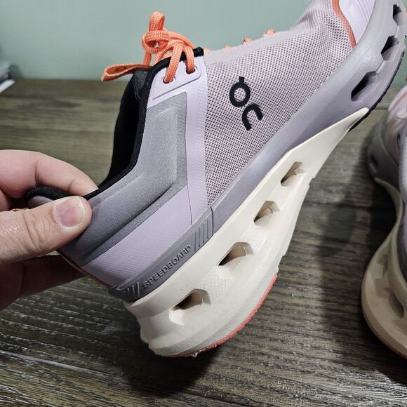 On Cloud Cloudnova x Women's Running Training Gym Shoes Size W 9.5 Mauve/ Dew - Picture 7 of 10